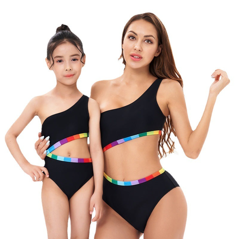 Women's Parent-child One Piece Bikini Swimsuit