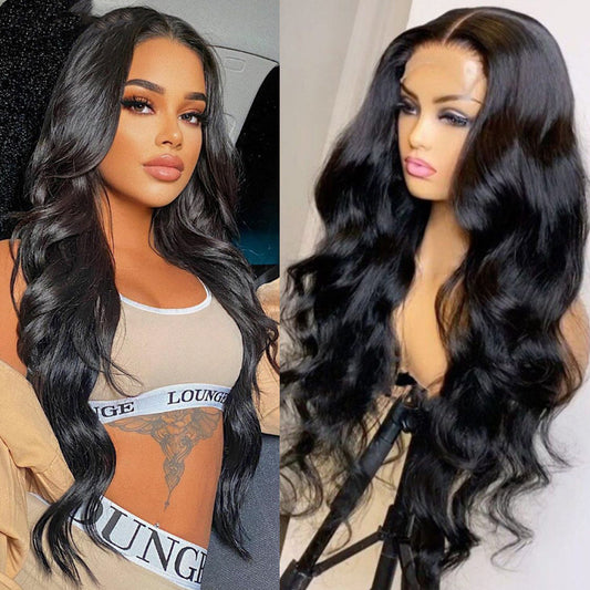 Human Hair Lace Front Wig Body Wave 13x4