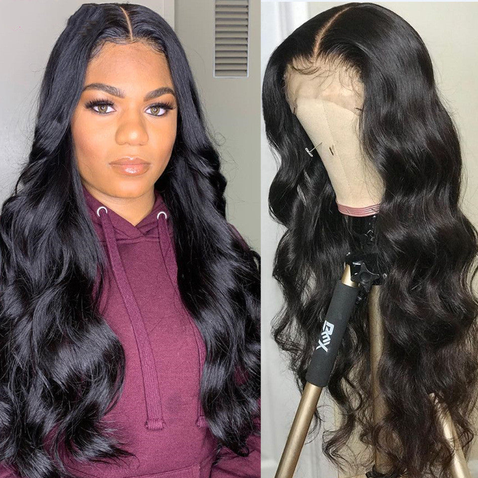 Human Hair Lace Front Wig Body Wave 13x4