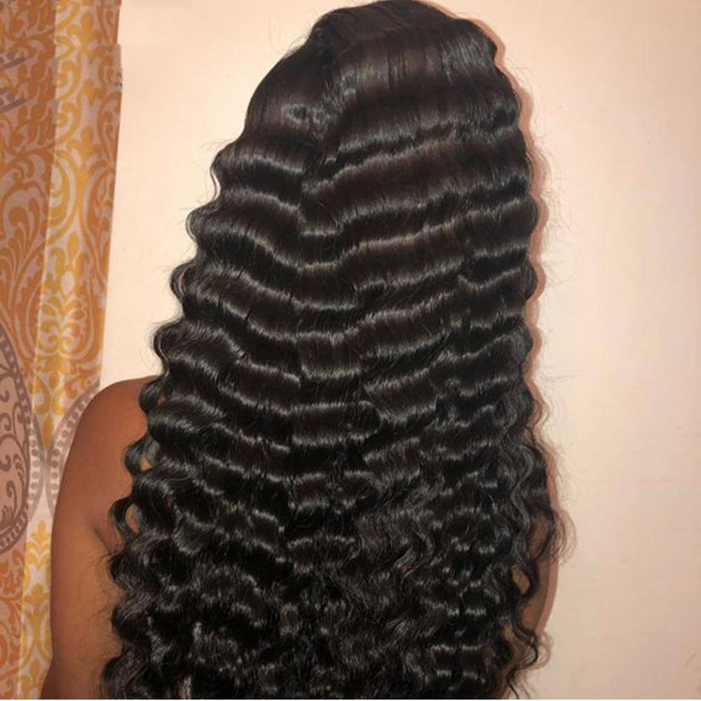 Deep Wave Lace Frontal Wigs 13 4 Front Wigs