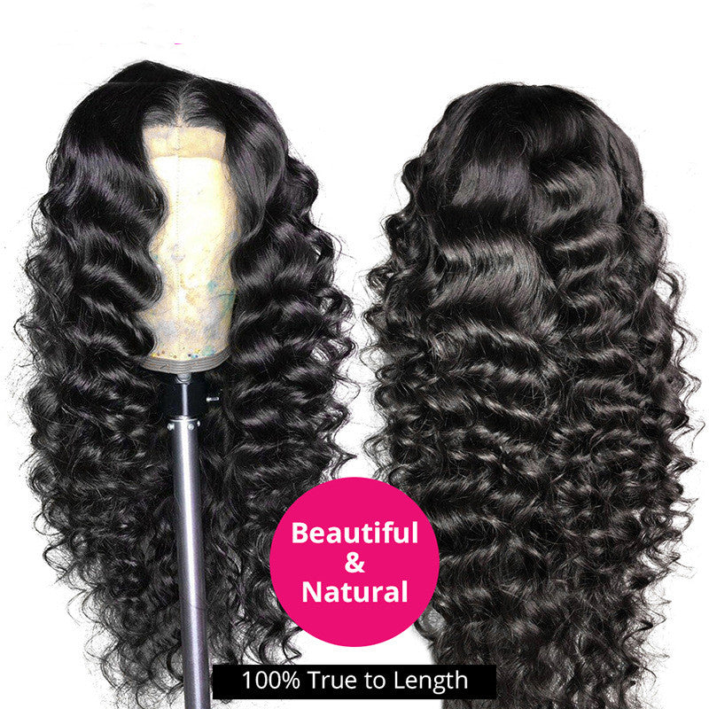 Loose Deep Wave Lace Frontal Wig 13x4