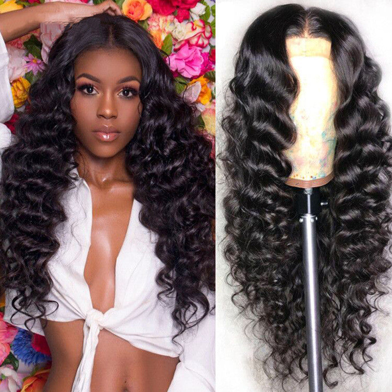 Loose Deep Wave Lace Frontal Wig 13x4