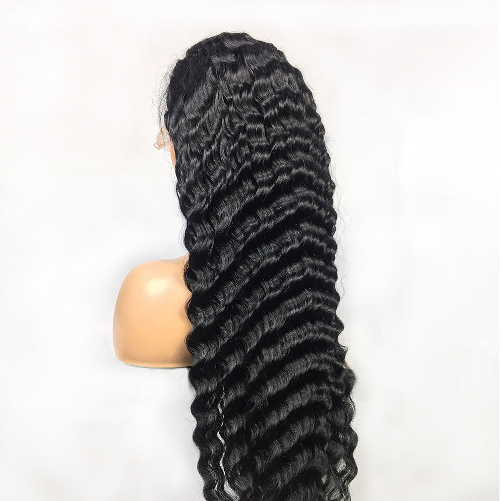 Deep Wave Lace Frontal Wigs 13 4 Front Wigs