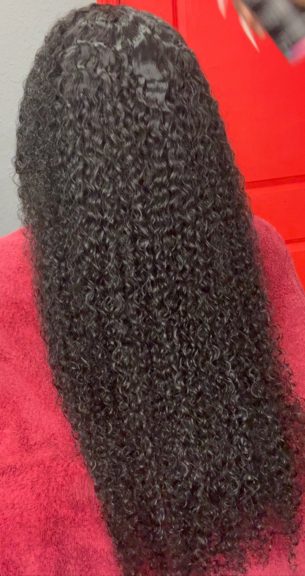 KINKY CURLY LACE FRONTAL WIG