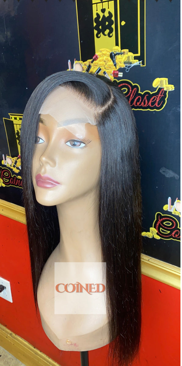 Custom closure glueless wig